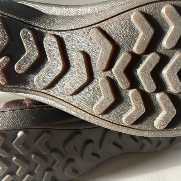 Keen Leather Ankle Boots brown tie front size 6.5 rubber type toe guard - Picture 11 of 13